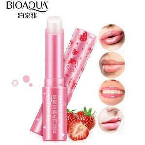 Купить Защитный бальзам для губ с клубникой Bioaqua Lip Balm Strawberry,Интернет-магазин Freyia.ru (фрейя)